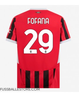 Günstige AC Milan Youssouf Fofana #29 Heimtrikot 2024-25 Kurzarm